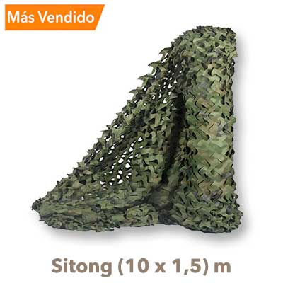 Red Camuflaje Sitong 10x15 verde
