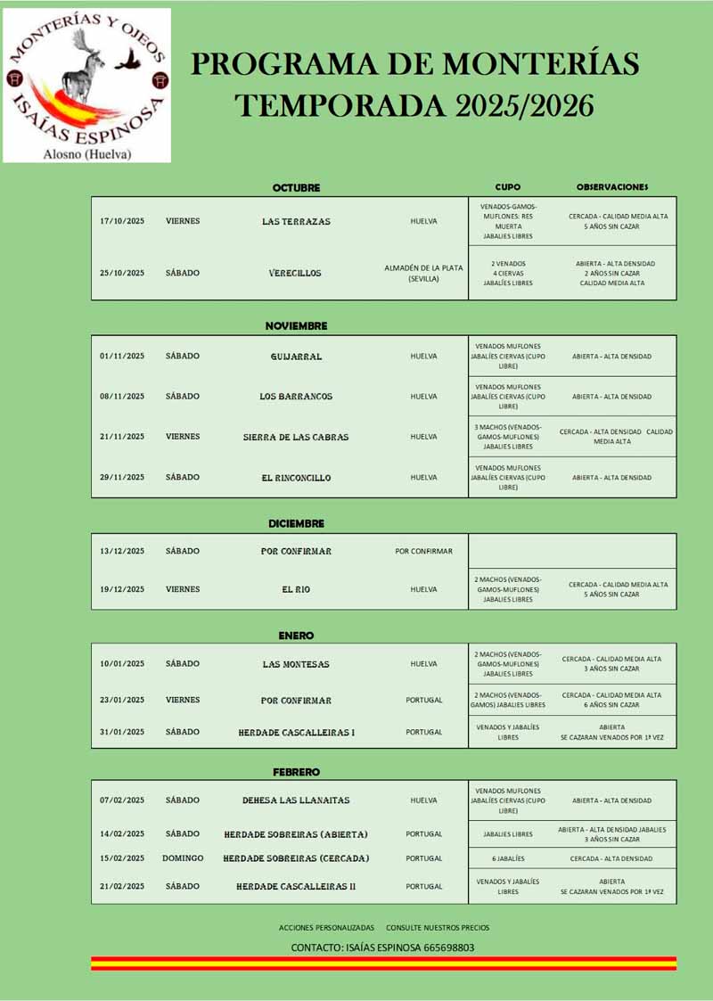 Programa MONTERIAS ISAIAS ESPINOSA