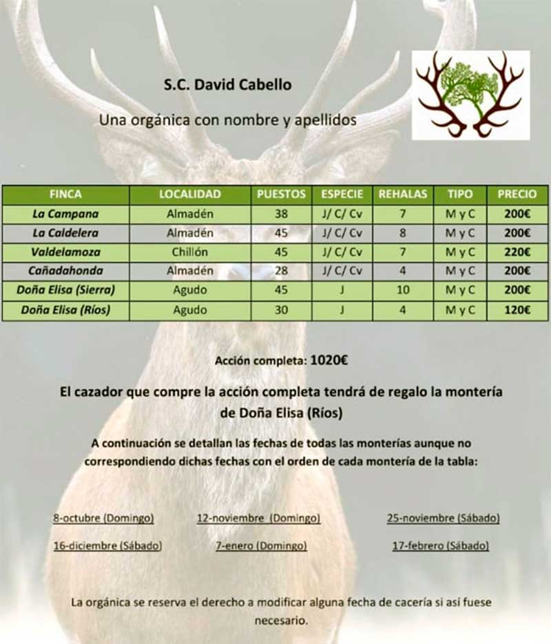 Programa de Monterias David Cabello 2022 2023